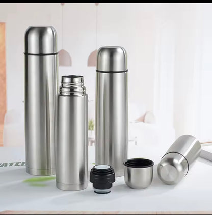 350ml Stainless Steel Vacuum Thermos Bottle – Double Wall Insulated Travel Flask for Hot & Cold Drinks