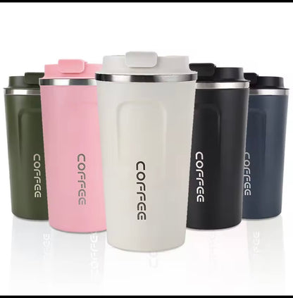 Custom Stainless Steel Vacuum Insulated Tumbler – Double Wall Thermal Travel Mug with Lid (380ml / 510ml)