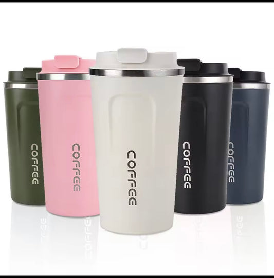 Custom Stainless Steel Vacuum Insulated Tumbler – Double Wall Thermal Travel Mug with Lid (380ml / 510ml)